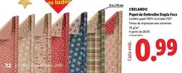 Lidl A+ - papel de embutillo promoção