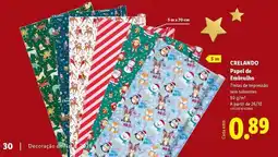 Lidl A+ - papel de entardujo promoção