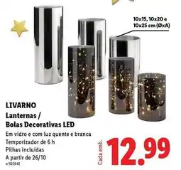 Lidl A+ - lanternas / bolas decorativas led promoção
