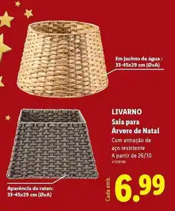 Lidl A+ - saia para arvore de natal promoção