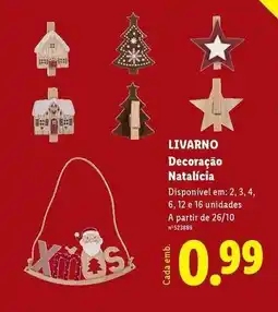 Lidl Decoração natalicia promoção