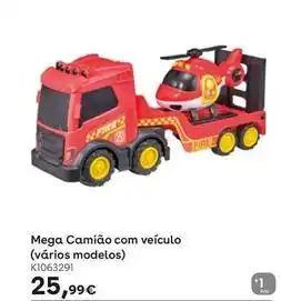 Toys R Us Baby smile - mega camião com veículo (vários modelos) promoção