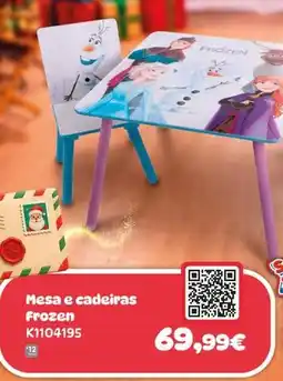 Toys R Us Mesa e cadeiras frozen promoção