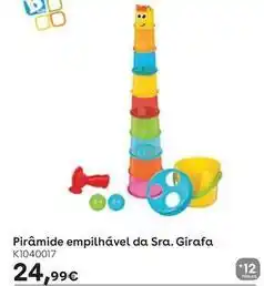Toys R Us B-kids - pirâmide empilhável da sra. girafa promoção