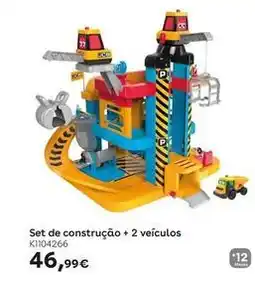 Toys R Us Set de construção + 2 veiculos promoção