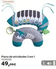 Toys R Us Infantino - piano de atividades 3 em 1 promoção