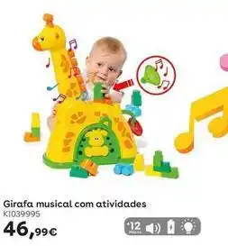 Toys R Us Molto - girafa musical com atividades promoção