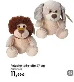 Peluche leao-cao 27cm