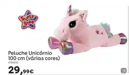 Toys R Us Super star - peluche unicórnio 100 cm (varias cores) promoção