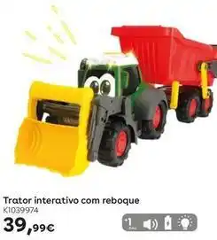 Toys R Us Tractor interactivo com reboque promoção
