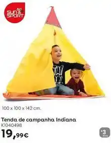 Toys R Us Sun & sport - tenda de campanha indiana promoção