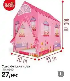 Toys R Us Sun & sport - casa de jogos rosa promoção
