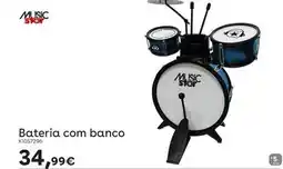 Toys R Us Music star - bateria com banco promoção
