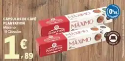 E.Leclerc Cápsulas de café plantation máximo promoção