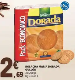 E.Leclerc Bolacha maria dorada gullón promoção