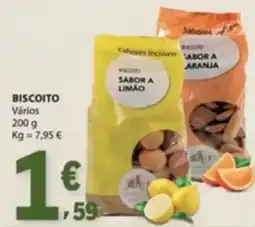 E.Leclerc Biscoito sabor a limão promoção