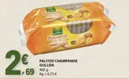 E.Leclerc palitos champanhe gullón promoção