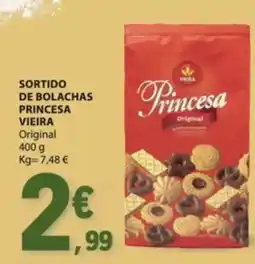 E.Leclerc sortido de bolachas princesa vieira original promoção