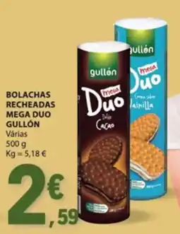 E.Leclerc Bolachas recheadas mega duo gullón promoção