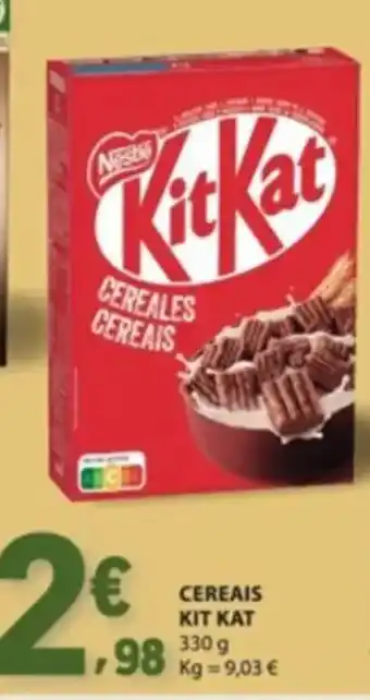 Cereais kit kat