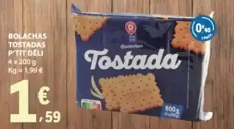 Bolachas Tostada