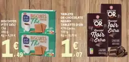 E.Leclerc Biscoitos p'tit déli thé pause promoção