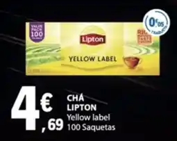 E.Leclerc Chá lipton yellow label promoção
