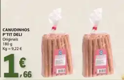 E.Leclerc Canudinhos p'tit deli originais promoção