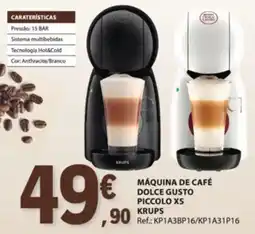 E.Leclerc máquina de café dolce gusto piccolo xs krups promoção