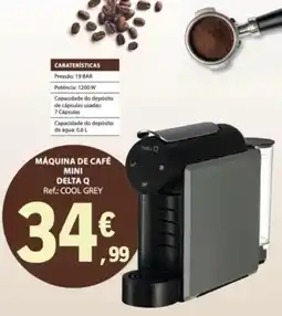 E.Leclerc máquina de café mini delta q promoção