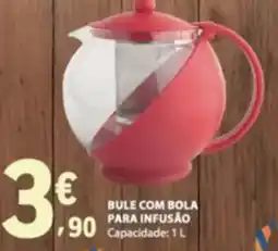E.Leclerc bule com bola para infusão promoção