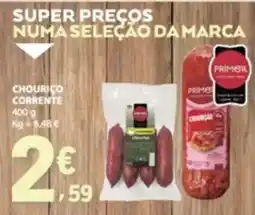 E.Leclerc Chourico corrente primer promoção