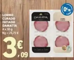 E.Leclerc Lombo curado fatiado damatta promoção