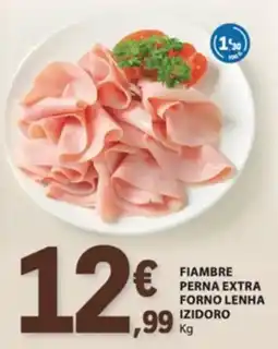 E.Leclerc Fiambre perna extra forno lenha izidoro promoção