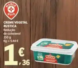 E.Leclerc creme vegetal rustica promoção