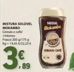 E.Leclerc Mistura solúvel mokambo cereais e café promoção