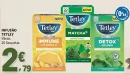 E.Leclerc Infusão tetley vários promoção