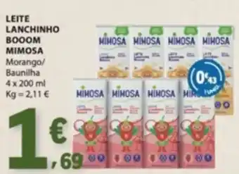 Leite lanchinho boom mimosa