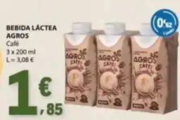 E.Leclerc bebida láctea agros café promoção