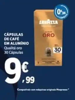 E.Leclerc Cápsulas de café em alumínio Qualita oro promoção
