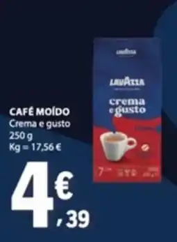 E.Leclerc lavazza café moído crema e gusto promoção