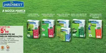 Bricomarché Jardibest Semente de Relva Reparação 500g promoção