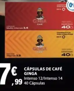 E.Leclerc Cápsulas de café ginga promoção