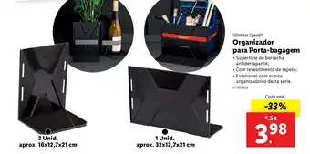 Lidl Ultimate Speed Organizador para Porta-bagagem promoção