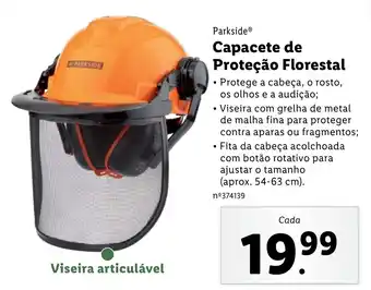 Lidl Parkside Capacete de Proteção Florestal promoção