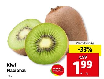 Lidl Kiwi Nacional promoção