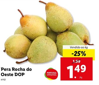 Lidl Pera Rocha do Oeste DOP promoção