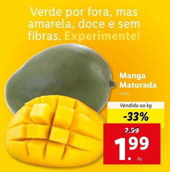 Lidl Manga Maturada promoção