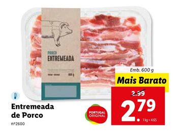Entremeada de Porco 600g