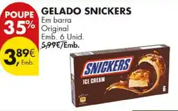 Pingo Doce Gelado snickers promoção
